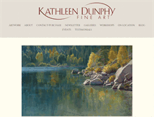 Tablet Screenshot of kathleendunphy.com